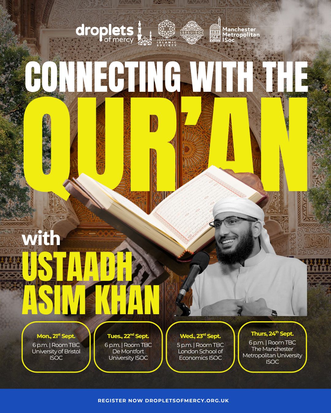 Connecting with the Qur'an event poster